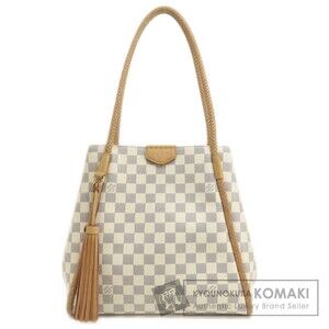 Louis Vuitton Propriano Damier Azur White Tote Bag Canvas